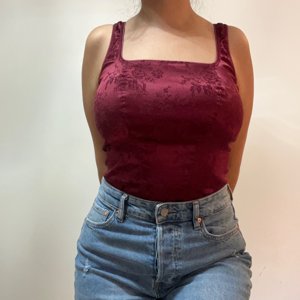 Vintage Victoria’s Secret corset style lingerie top size small